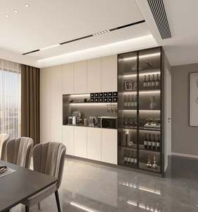 ตู้ครัวไม้สีขาวหรูหราทันสมัย - Product Image 4