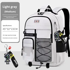 Mochila escolar <span class=keywords><strong>de</strong></span> alta capacidad 2025, diseño <span class=keywords><strong>de</strong></span> protección <span class=keywords><strong>de</strong></span> la columna vertebral, tela Oxford, <span class=keywords><strong>Anime</strong></span> <span class=keywords><strong>de</strong></span> nailon para niños y niñas <span class=keywords><strong>de</strong></span> escuela <span class=keywords><strong>secundaria</strong></span> primaria - Product Image 6