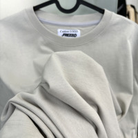 T-shirt 100% coton pour homme, impression personnalisée, broderie, épaules tombantes, manches courtes