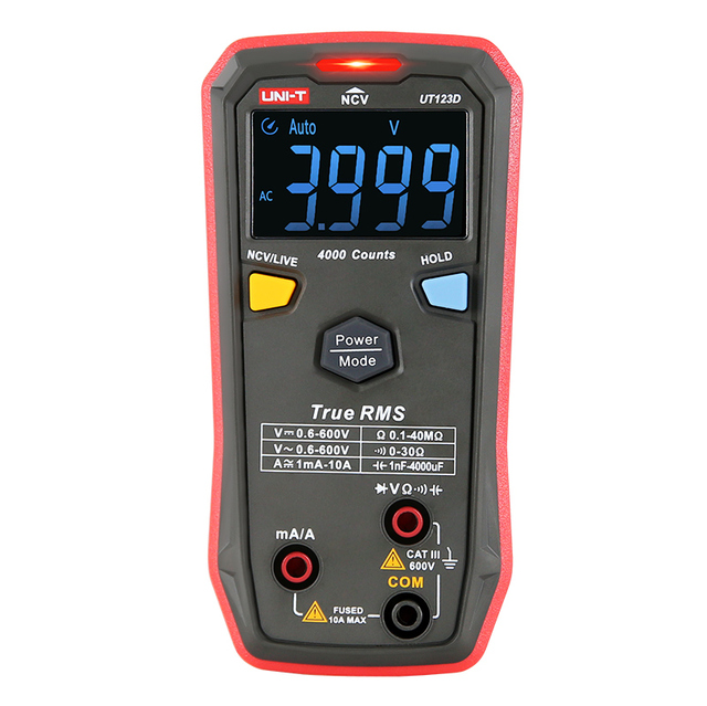 ON SALE UNI-T UT123D 600V 10A AC DC Smart Digital Multimeter