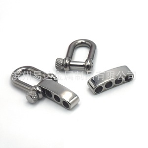 Boucle en fer à cheval en acier inoxydable 304 Xinming, petit fermoir à quatre trous M5 pour bracelet en paracorde, accessoire DIY - Product Image 5