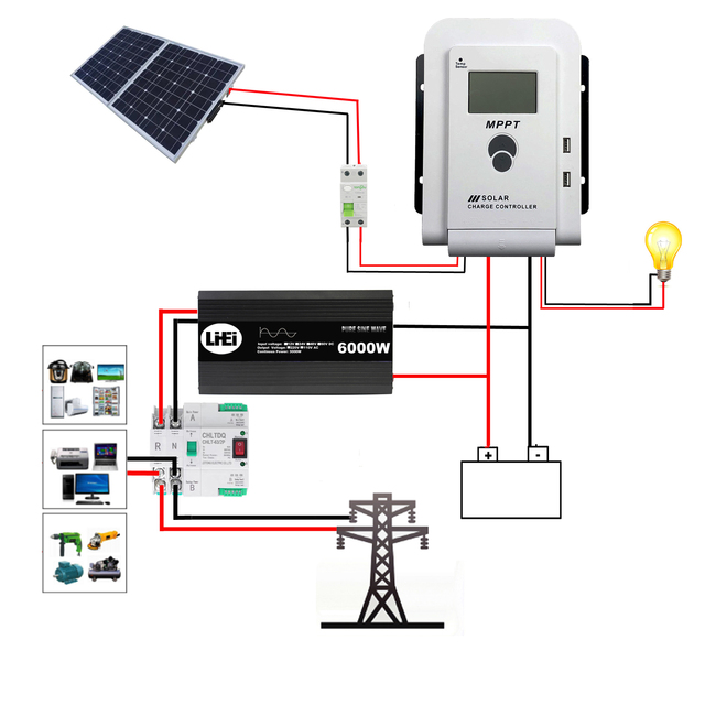 10a 20a 30a Mppt Solar Controller Charge 12v 24v 50 60 Amp Mppt Solar Charger Controller Regulator