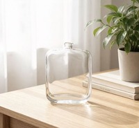 Flacon diffuseur de parfum de luxe 50 ml pour nettoyant visage, flacon cosmétique en verre avec pompe pulvérisatrice