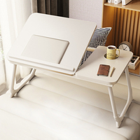 Table d'appoint pliable USB en métal moderne pour ordinateur portable, idéale pour dortoir et apprentissage des enfants - Grande vente