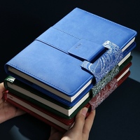 Carnet de notes imprimé personnalisé doublé de bureau d'affaires de haute qualité en cuir PU carnet de notes A5 personnalisé avec logo