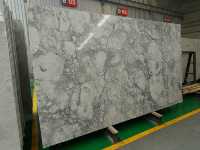 Dalles de quartzite dolomite super blanc brésilien Union Stone, polies et brillantes, durables, résistantes à l'eau, pour cuisine, salle à manger, salle de bain