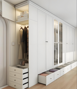 Moderno Blak/Brown Armario Bedroom_wardrobe_closet Juegos de dormitorio Armario - Product Image 6