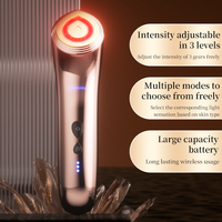 Appareil facial à micro-courant double action, masseur facial en silicone pour le cou