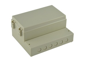 IP65 Waterproof Light Grey ABS <b>Plastic</b> <b>Enclosures</b> Brand Model 11-24/11-24T External Size 222x185x106 mm - Product Image 1