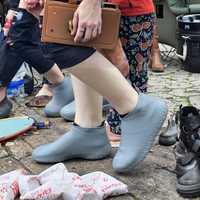 Surchaussures de Pluie Imperméables en Silicone Antidérapantes