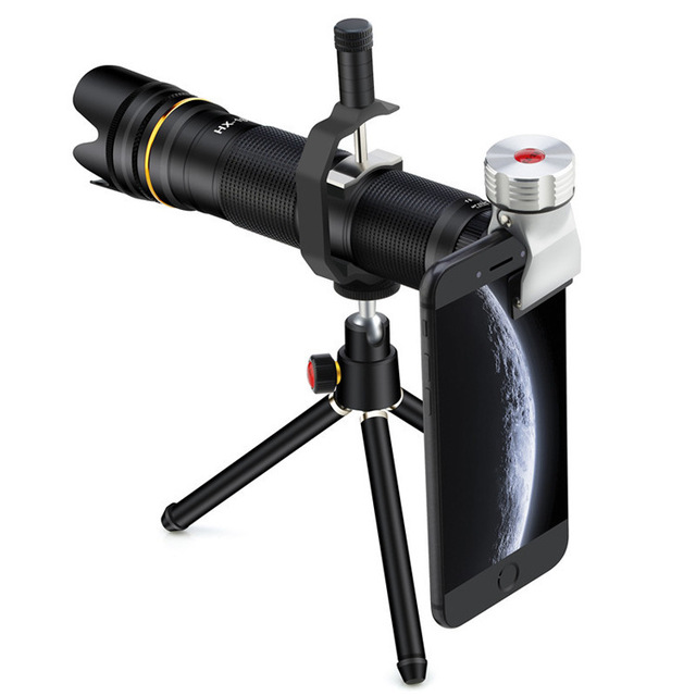 Hot Sale 35X Zoom Telephoto Lens with Adjustable Tripod 16x35 Optical Zoom Lens Universal Lens Clip for Smartphone