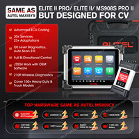 Escáner OBD2 Autel MaxiSYS MS908CV II 2 para Camiones y Automóviles de Servicio Pesado de 12V y 24V, Herramienta de Diagnóstico con Codificación y Programación de ECU