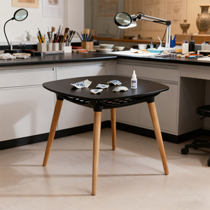 <span class=keywords><strong>Mesa</strong></span> de Comedor Pequeña con Parámetros Ajustables, Múltiples Opciones de Acabado, Compartimento Oculto, Construcción Duradera - Product Image 1
