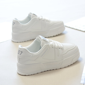 Zapatos Deportivos Casuales de Moda para Hombre, Diseño Transpirable, Color Blanco, Versátiles, con Suela Gruesa, Novedad de Otoño - Product Image 3