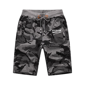 Pantalones Cortos Deportivos de Algodón 100% para Hombre, Venta Caliente de Verano, Pantalones Cortos Deportivos Transpirables de Lona Bordada - Product Image 1