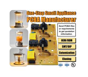 Fabricantes de placas controladoras para extractores de jugo OEM ODM: Ensamblaje de PCB confiable para exprimidores de masticación, procesamiento EMS SMT llave en mano. - Product Image 4