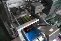 Le bec d'angle de détergent de blanchisserie liquide tiennent la machine à emballer de poche avec l'impression de jet d'encre d'impression de laser