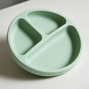 Plato de Silicona para Bebé, Libre de BPA, Apto para Microondas, Antideslizante, con Succión, para Niños de 1 a 6 Meses, Venta al Por Mayor Naike - Product Image 2
