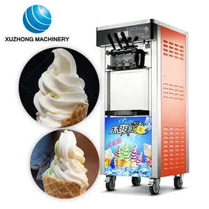 Máquina portátil automática para hacer helados, máquina para hacer aperitivos y alimentos, Comercial