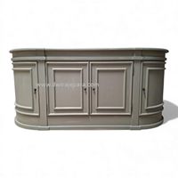 Buffet en bois classique artisanal de haute qualité pour la décoration de la maison Fabriqué en Indonésie