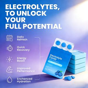 Comprimés et bonbons électrolytiques : Réapprovisionnement rapide en électrolytes, prévient les crampes musculaires, soulage les douleurs physiques - Product Image 5