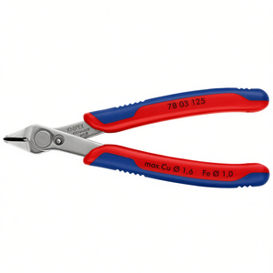 Alicates de Corte Diagonal Knipex 78 03 125, para Cortar Alambre de Cobre de 1.6mm y Hierro de 1.0mm - Product Image 1