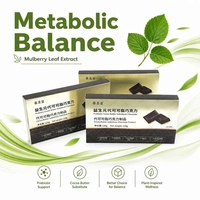 Chocolate Prebiótico con Extracto de Hoja de Morera, Bajo en Carbohidratos, Alimento Saludable para Adultos, Envío Rápido, 120g