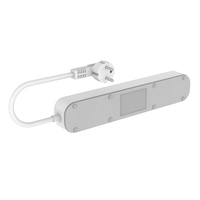 Multiprise intelligente Wi-Fi France avec 3 ports USB, contrôle à distance via application Tuya et 4 prises individuellement contrôlables