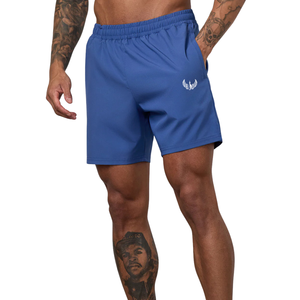 Pantalones Cortos Deportivos Azul Rey para Hombre, Cintura Elástica, para Correr, Fitness, Entrenamiento, Ropa Deportiva Ligera - Product Image 1