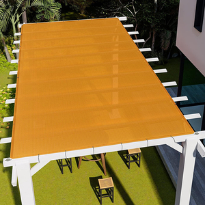 Vela de <span class=keywords><strong>Sombra</strong></span> para Exteriores de HDPE Naranja de 3*5m, 180GSM, para Jardín - Product Image 2