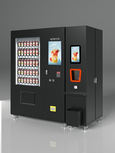 Frozen Fruits to Smoothie Automatic Blending Milkshake Vending Machine Factory Price
