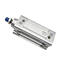 Cylindre à piston à double effet en alliage d'aluminium à tige unique ISO15552 DNC32-25, 40-50, 63-75, 80-100, adapté aux équipements énergétiques