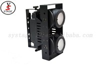 Projecteurs LED COB populaires 200W RGBW DMX512 à 2 yeux pour éclairage de scène, éblouisseurs d'audience pour Église, Mariage, DJ/Disco/Soirée