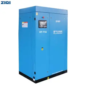 Air cooled 11 kw 50 hz scroll type oil free air compressor with competitive price for food or medical industry.