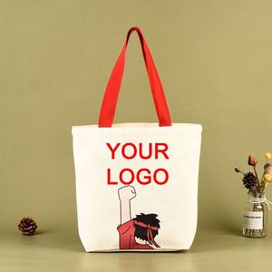 Bolsas de Compras Reutilizables Personalizadas con Logotipo Impreso al por Mayor, Bolsa de Lona de Algodón Blanca Lisa - Product Image 4