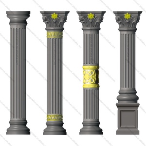 Moules de moulage haut de gamme pour piliers en <span class=keywords><strong>béton</strong></span>, colonnes romaines en ABS, poteaux décoratifs en plastique pour la construction de maisons, formes de construction préfabriquées en ciment - Product Image 5