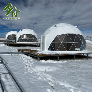 2024 Tente dôme isolante Tente de camping quatre saisons Dômes de glamping Tentes avec poêle et cheminée - Product Image 3