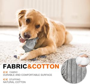 Jouets à mâcher pour animaux de compagnie, jouets en peluche écologiques résistants à la mastication pour chiens - Product Image 4