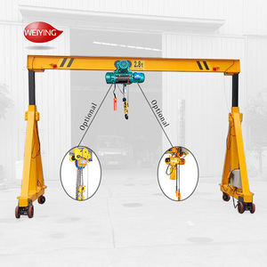 5 Tonnen 3 Tonnen 2 Tonnen 1 Tonne Drahtlos Gesteuerter Tragbarer Portalkran Verstellbarer Mini Kleiner 2 Tonnen Portalkran - Product Image 6