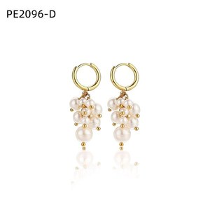 เอมี่ เอมี่ คลาสสิค เอเอ็นเอเอต่างหูมุกเทียมสีขาวชุบเงิน 18 ซม. สำหรับผู้หญิงสวมใส่ทุกวัน - Product Image 4
