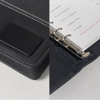 Neues Produkt 2026 Trendiges A5 Stoff-Spiralnotizbuch Multifunktionales Lade-Notizbuch Business-Büro-Tagebuch Powerbank USB-Stick