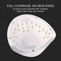 Lampe à ongles UV LED SML avec poignée portable, écran LCD, plusieurs réglages de minuterie, séchage rapide du gel pour salon, maison, manucure, nail art