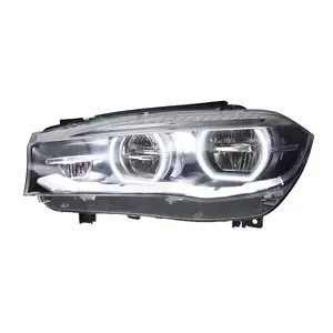 Upgrade low to high LED DRL headlight head light front light for BMW X5 F15 2014-2018 Plug and play head lamp Accessories