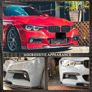 Cubierta de Fibra de Carbono para Parachoques Delantero, Rejilla de Ventilación y Cubierta de Luz Antiniebla para BMW Serie 3 F30 F31 M Sport 320i 325i 2012-2018 (Par) - Product Image 3