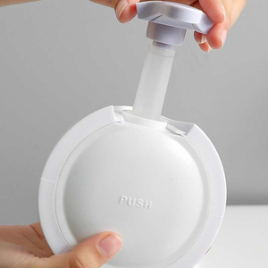 <span class=keywords><strong>Dispenser</strong></span> di <span class=keywords><strong>Sapone</strong></span> da Parete Weihao, Bianco, in Plastica Ricaricabile, <span class=keywords><strong>con</strong></span> <span class=keywords><strong>Ventosa</strong></span> Senza Foratura, per Bagno - Product Image 2