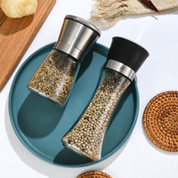 Moulin à Poivre Manuel en Acier Inoxydable pour Cuisine, Broyeur d'Épices pour Sel Marin, Poivre Noir, Assaisonnement BBQ – Vente en Gros Direct Usine