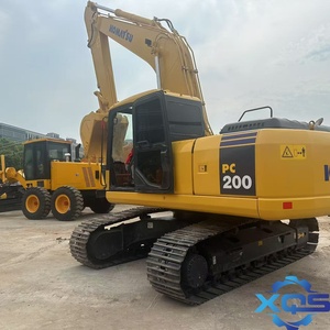 Excavatrice sur chenilles Komatsu PC200 d'occasion, 20 tonnes, modèle 2020 d'origine japonaise avec moteur PLC, boîte de vitesses, pompe et roulement - Product Image 2