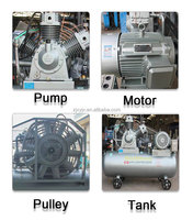 Bon prix compresseur d'air à piston de tête de pompe haute pression 20HP 42CFM 30 Bar 40 Bar