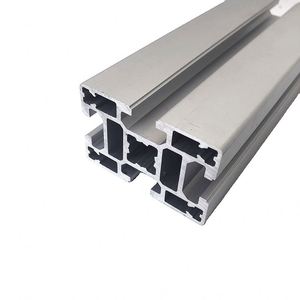 Perfiles de Aluminio Anodizado de la Serie 6000, Modulares 4040, 4060, 4080, 40120, con Ranura en T, Servicios de Soldadura, Corte y Doblado - Product Image 1