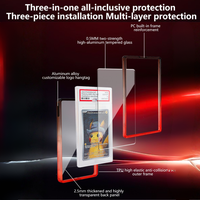 Étui de protection antichoc et étanche en TPU pour cartes gradées PSA 3-en-1 durable, coque pour cartes de collection